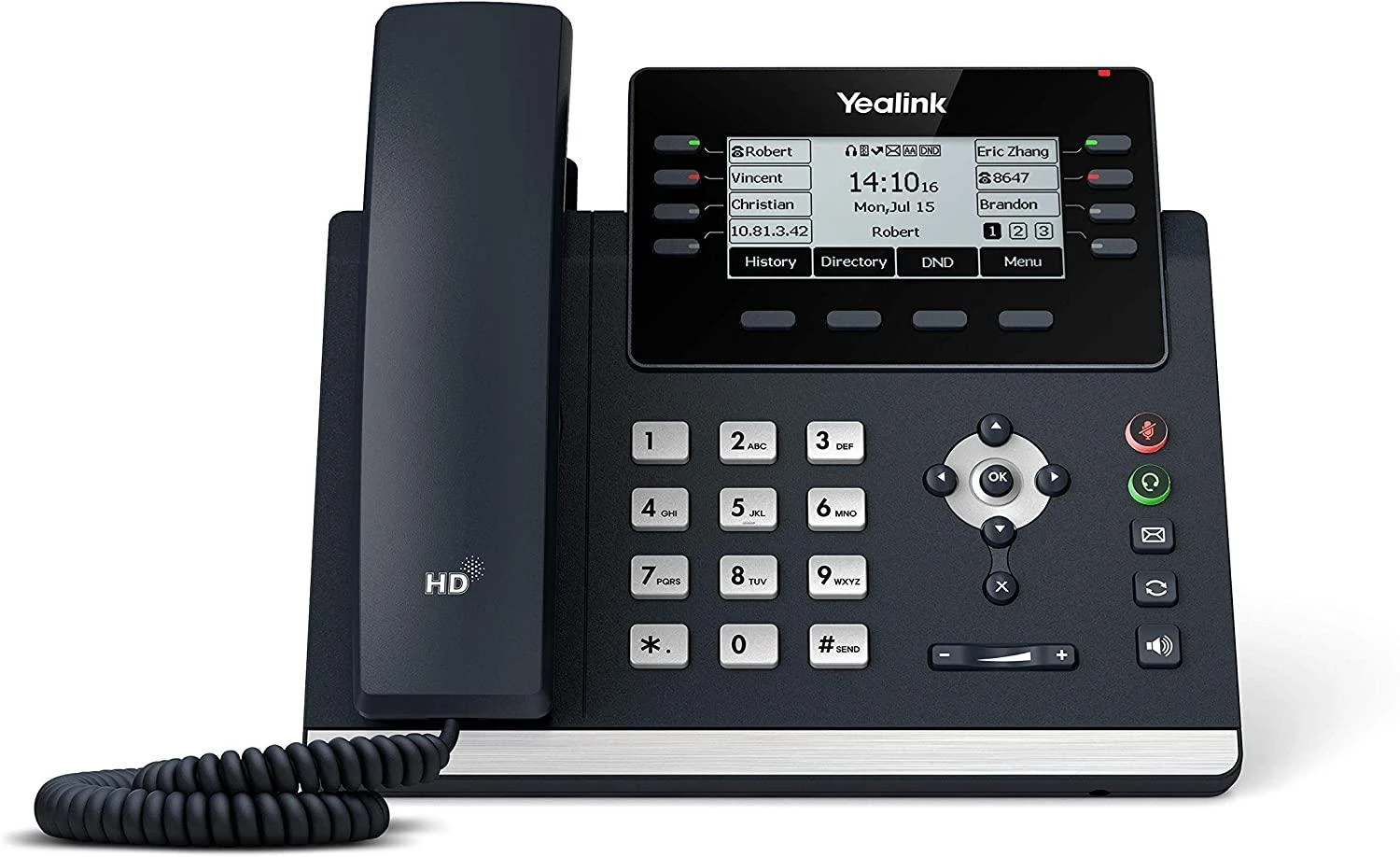 YEALINK SIP-T43U – VOIP TELEFONAS BE MAITINIMO