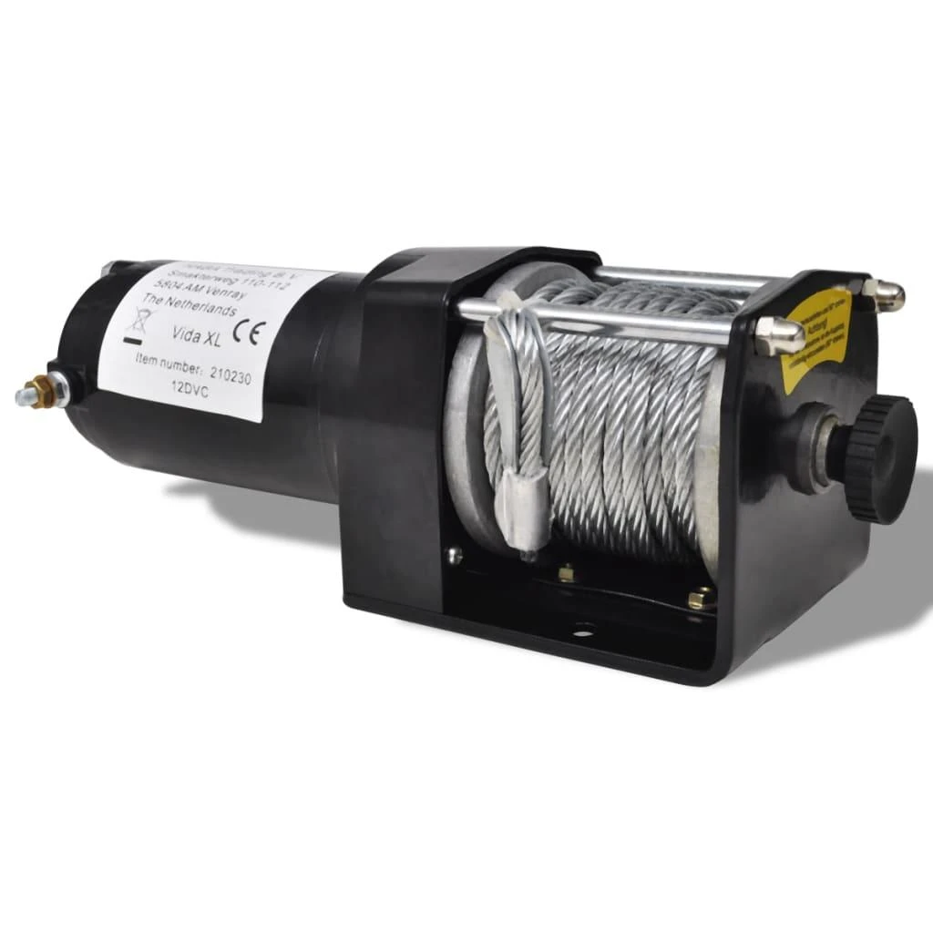 12 V Elektrinė Gervė, 1360 kg, Nuotolinis Valdymas