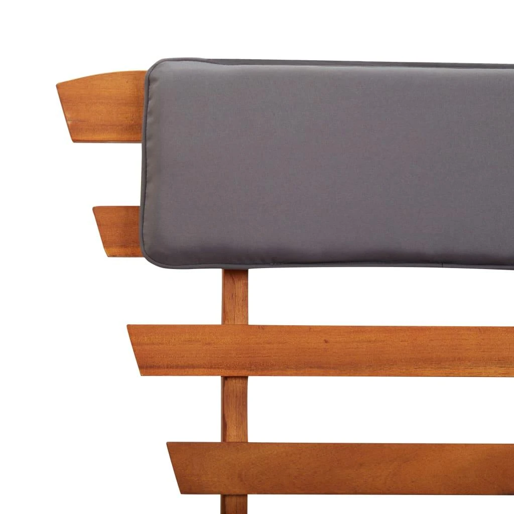 2-1 Sodo sofa su pagalvėmis, 190cm, akacijos medienos masyvas