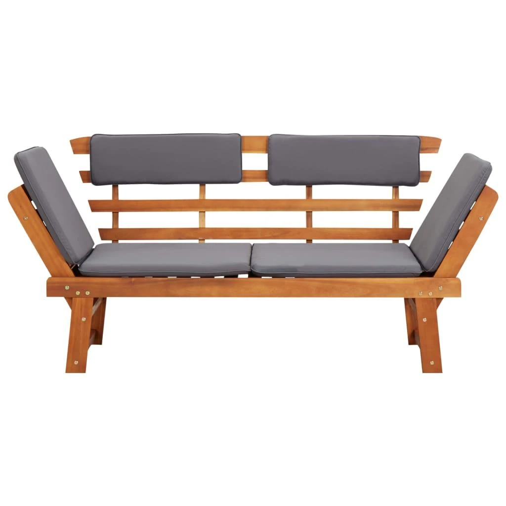 2-1 Sodo sofa su pagalvėmis, 190cm, akacijos medienos masyvas