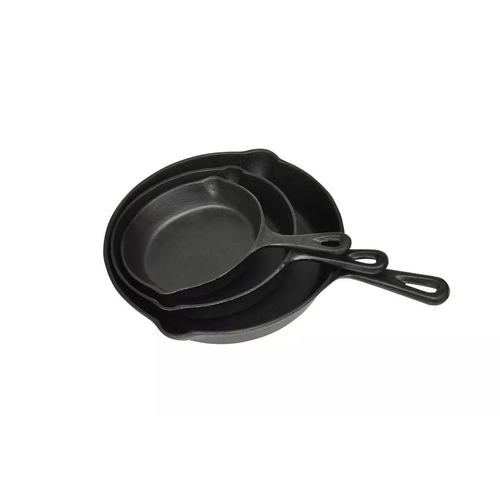 3 Ketaus Keptuvės Griliui, Steikams
