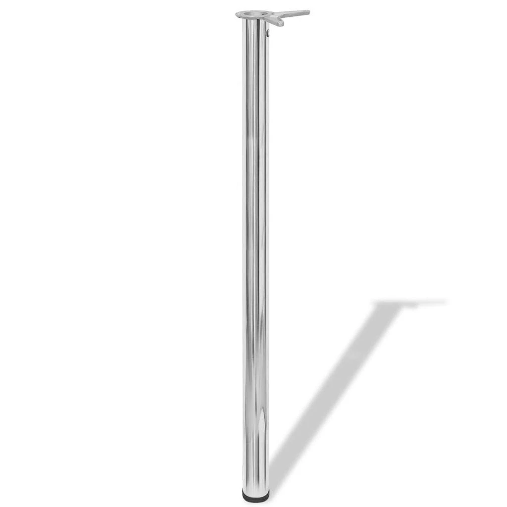 Reguliuojamo aukščio stalo kojos, 4vnt., chromo spalvos, 1100mm