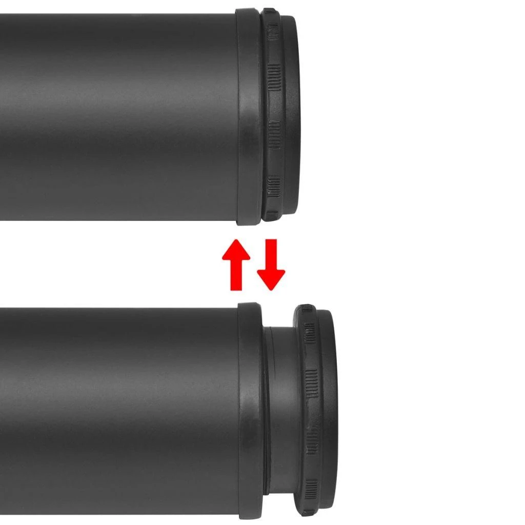 Reguliuojamo aukščio stalo kojos, 4vnt., juodos spalvos, 1100mm