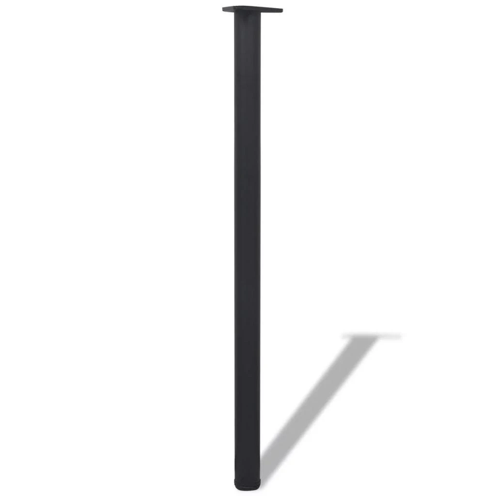Reguliuojamo aukščio stalo kojos, 4vnt., juodos spalvos, 1100mm