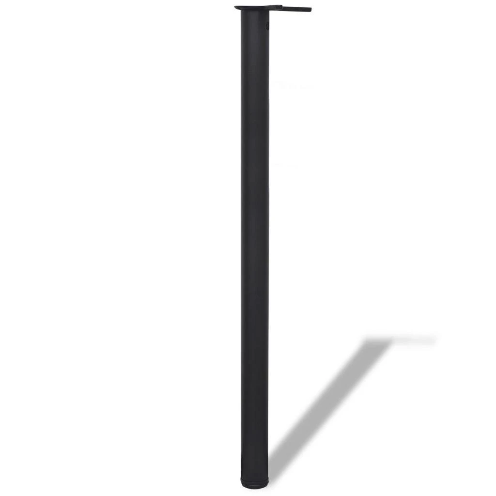 Reguliuojamo aukščio stalo kojos, 4vnt., juodos spalvos, 1100mm