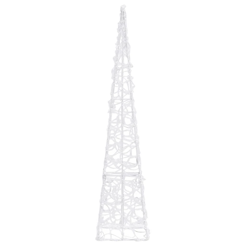 Akrilinė LED dekoracija kūgis, mėlynos spalvos, 90cm