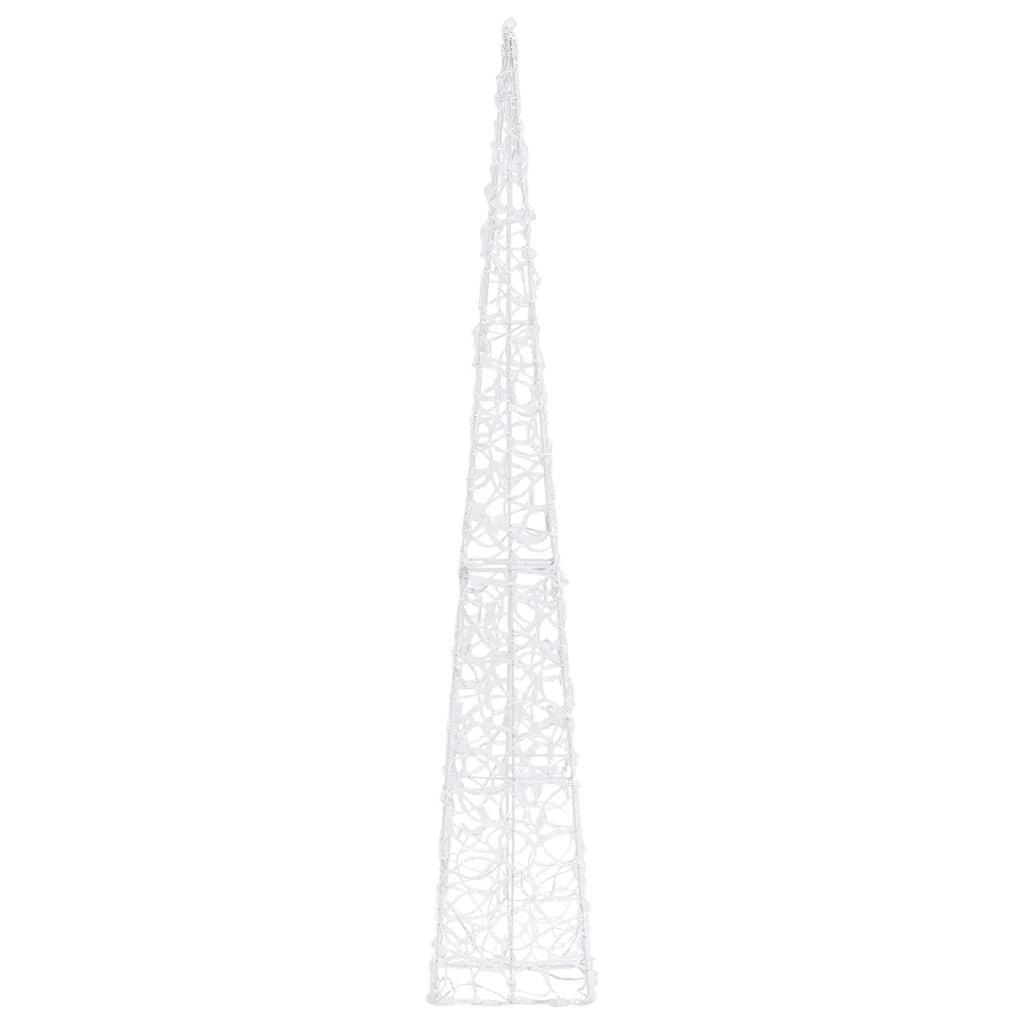 Akrilinė LED dekoracija kūgis, mėlynos spalvos, 120cm