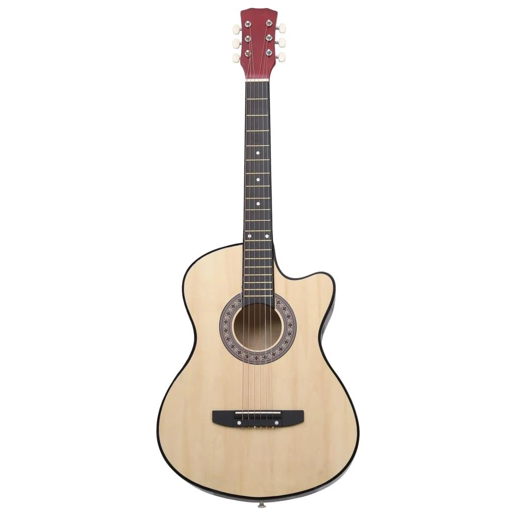 Akustinės gitaros rinkinys, 12 dalių, 38", 6 stygos