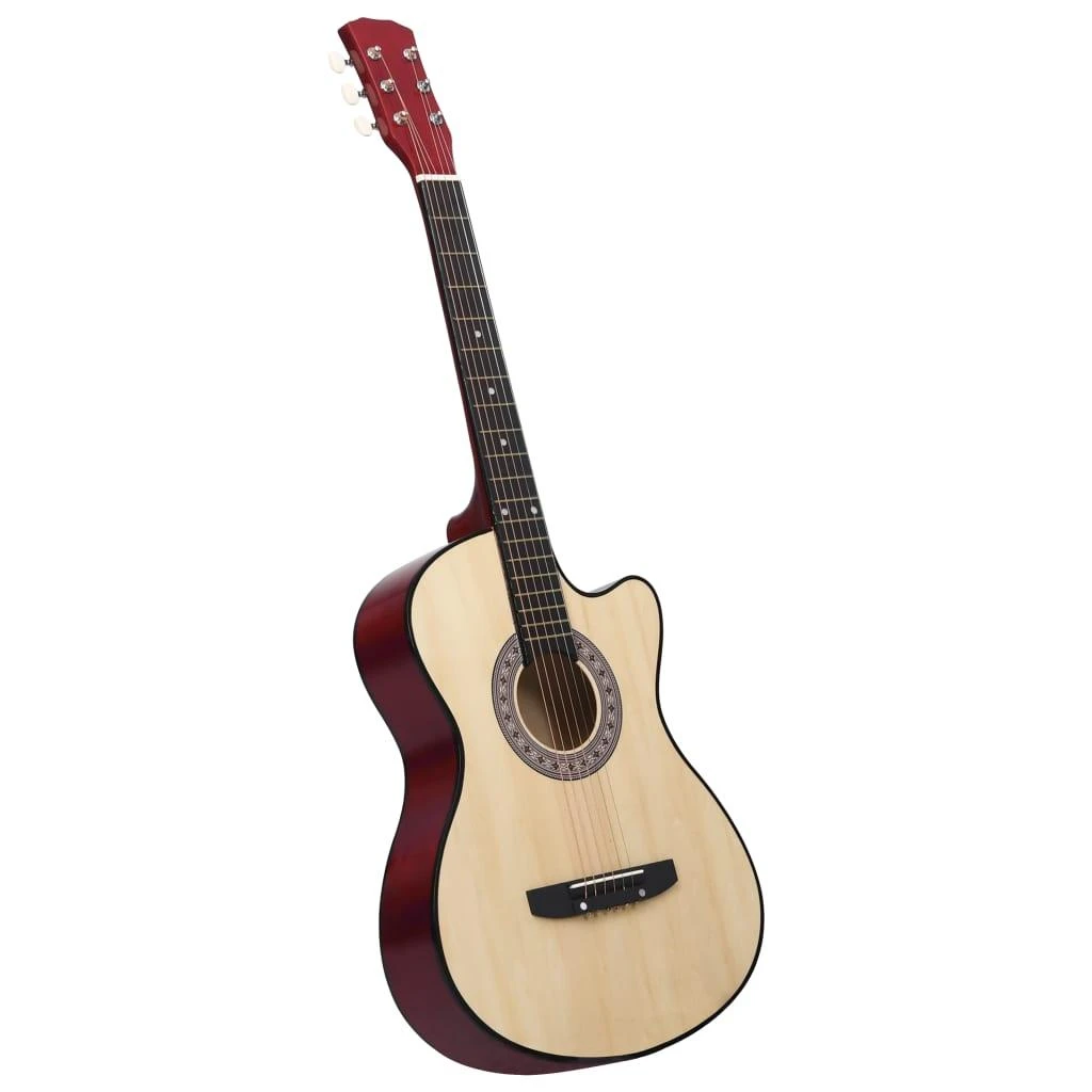 Akustinės gitaros rinkinys, 12 dalių, 38", 6 stygos