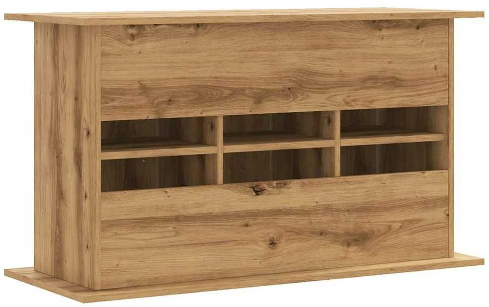 Akvariumo stovas, ąžuolo spalvos, 101x41x58cm, inžinerinė mediena