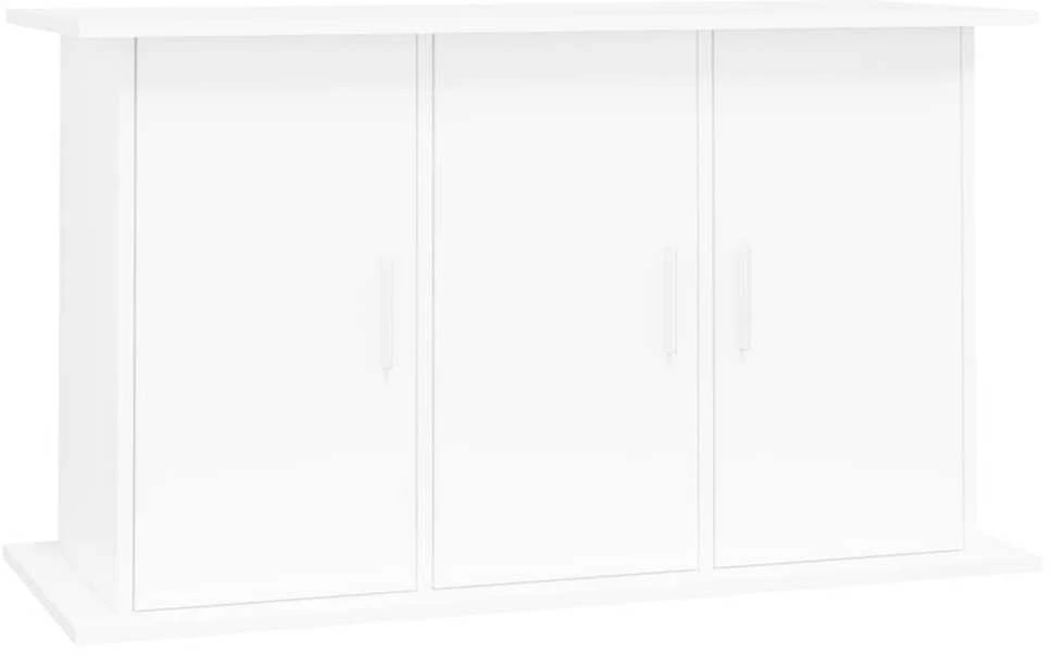 Akvariumo stovas, baltos spalvos, 101x41x58cm, apdirbta mediena