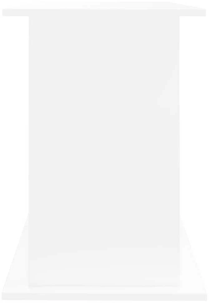 Akvariumo stovas, baltos spalvos, 121x41x58cm, apdirbta mediena