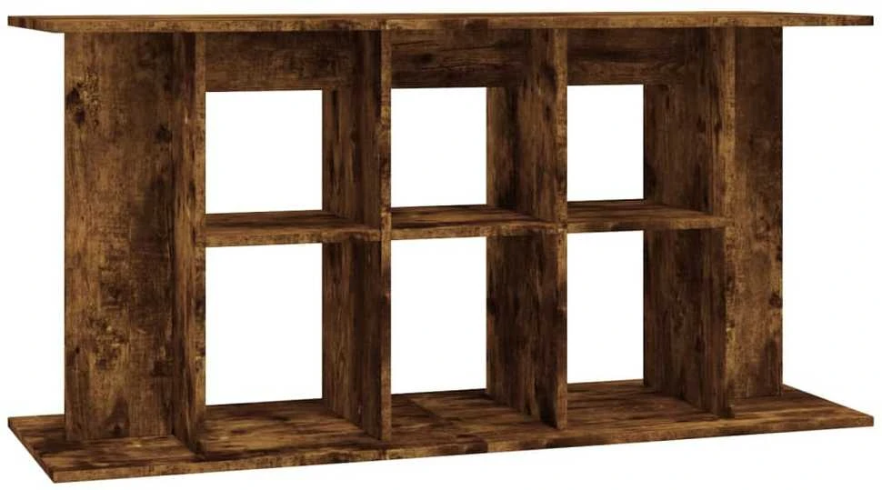 Akvariumo stovas, dūminio ąžuolo, 120x40x60cm, apdirbta mediena