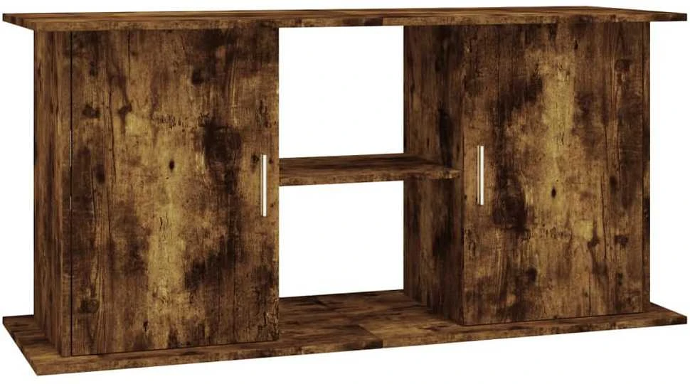Akvariumo stovas, dūminio ąžuolo, 121x41x58cm, apdirbta mediena