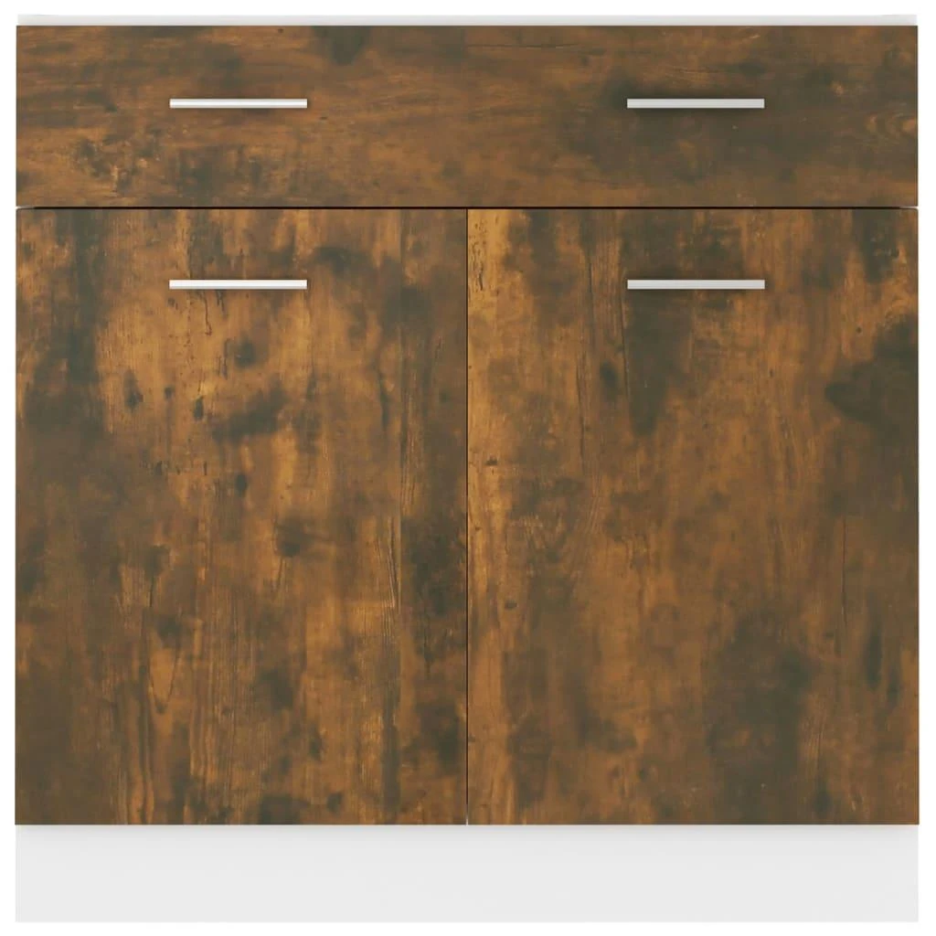Apatinė spintelė su stalčiumi, ąžuolo, 80x46x81,5cm, mediena