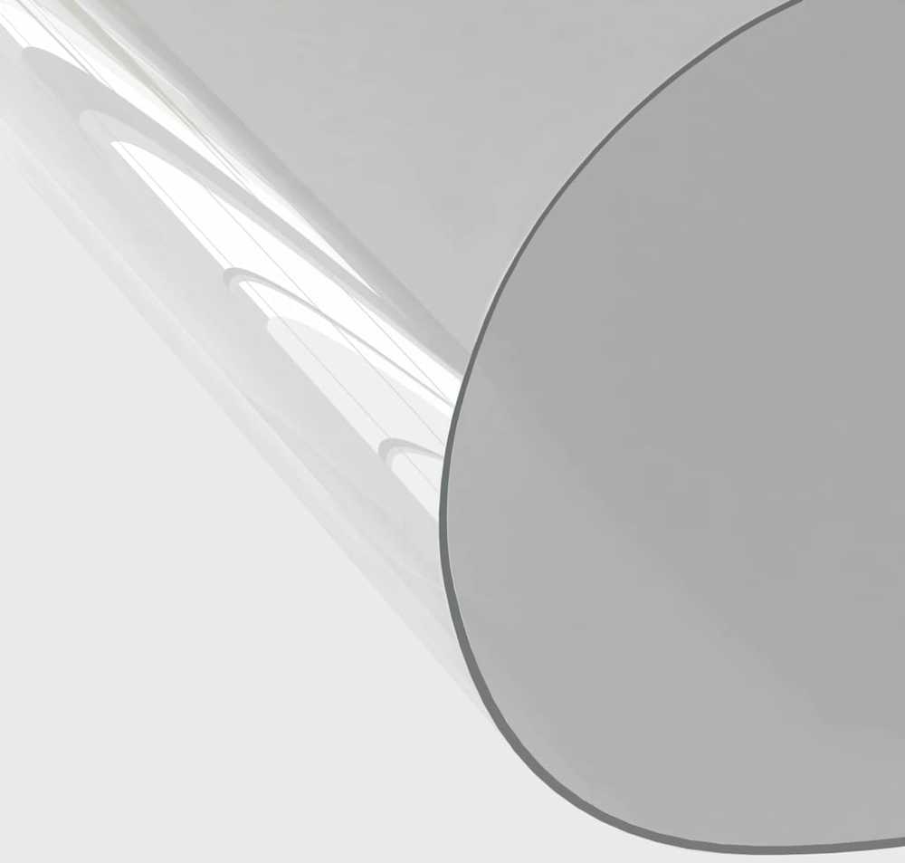 Apsauginės stalo plėvelės ritinys, skaidrus, 0,9x15m, PVC, 1,6mm