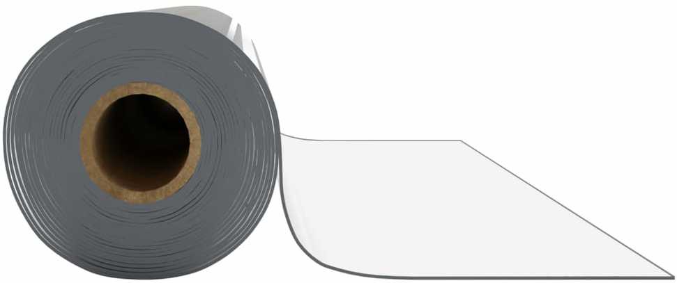 Apsauginės stalo plėvelės ritinys, skaidrus, 0,9x15m, PVC, 1,6mm