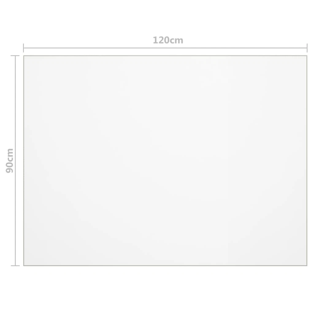Apsauginis stalo kilimėlis, matinis, 120x90cm, 2mm, PVC