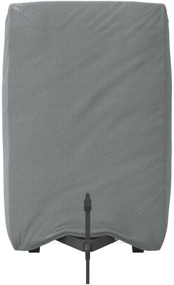 Arklio priekabos dangtis, pilka, 376x168x240cm, audinysm