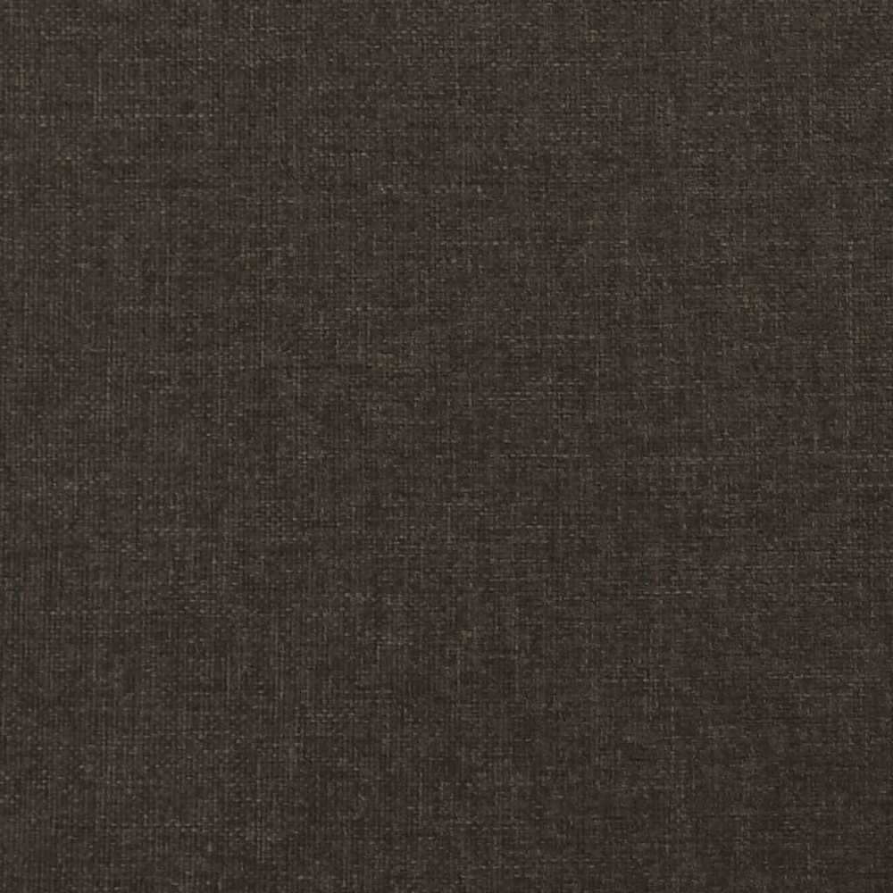 Masažinis krėslas, tamsiai rudos spalvos, audinys