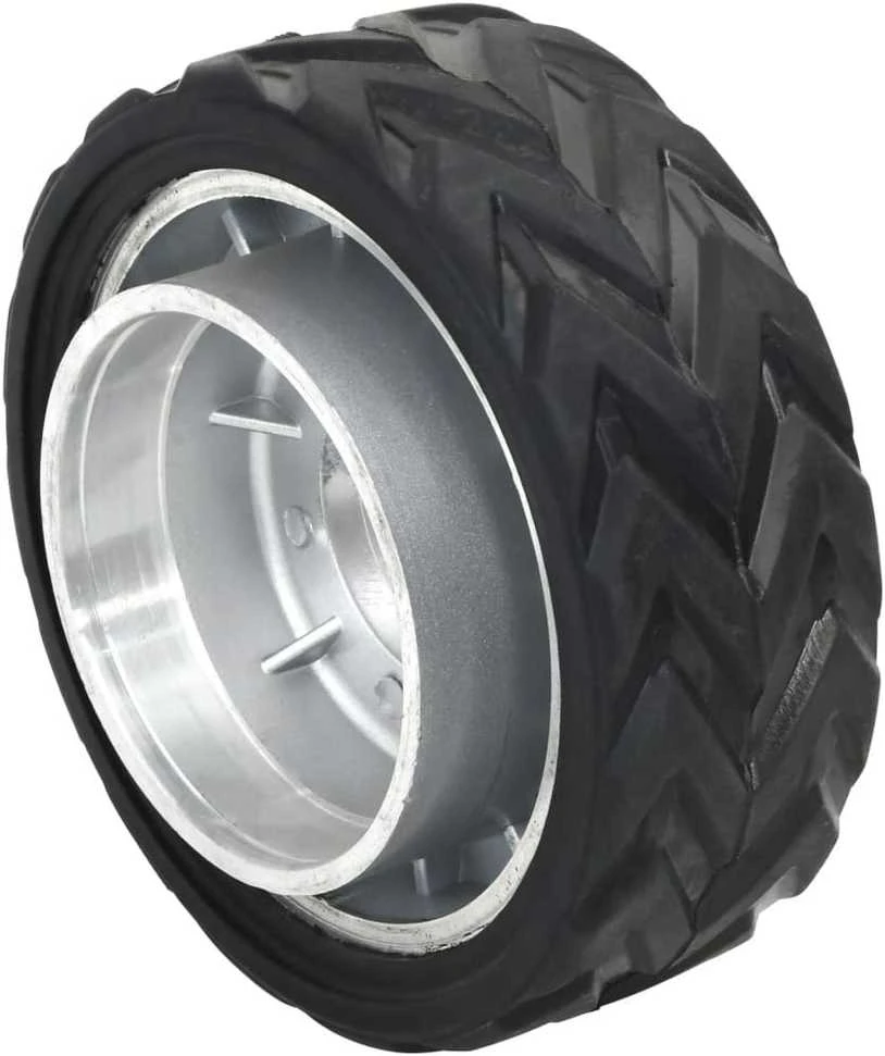 Atraminis ratukas su varikliu priekabai, aliuminis, 12V, 350W