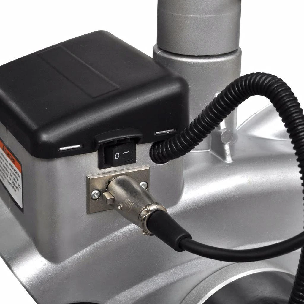 Atraminis ratukas su varikliu priekabai, aliuminis, 12V, 350W