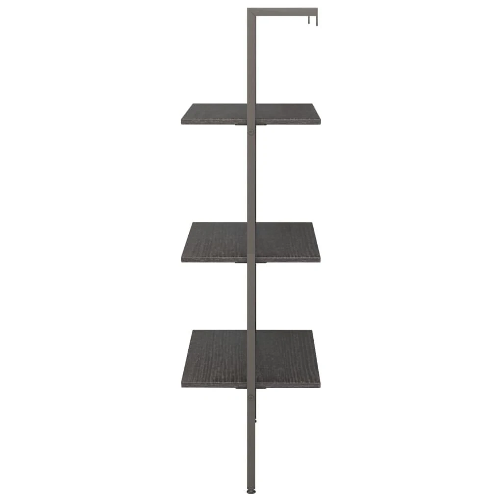 Atremiama lentyna, 3 pakopų, juodos spalvos, 64x35x120,5cm
