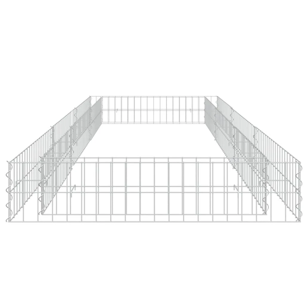 Aukštas gabiono lovelis, 300x100x20cm, galvanizuotas plienas