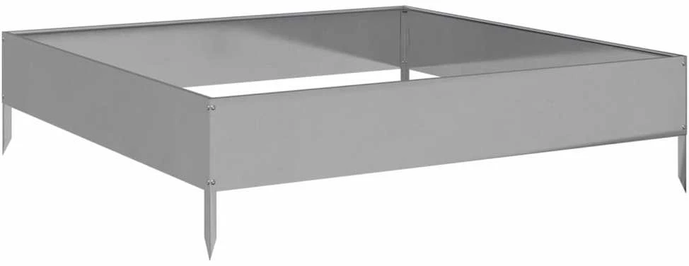 Aukštas sodo lovelis, 100x100x26cm, galvanizuotas plienas
