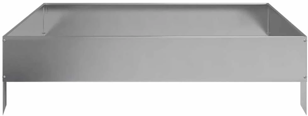 Aukštas sodo lovelis, 100x100x26cm, galvanizuotas plienas