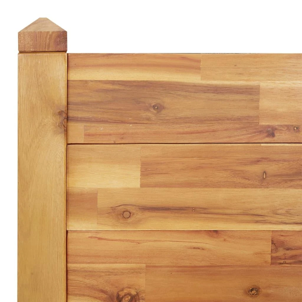 Aukštas sodo lovelis, 160x60x84cm, akacijos medienos masyvas