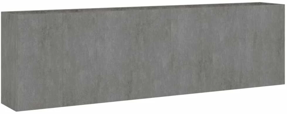 Aukštas sodo lovelis, 280x40x80cm, Corten plienas
