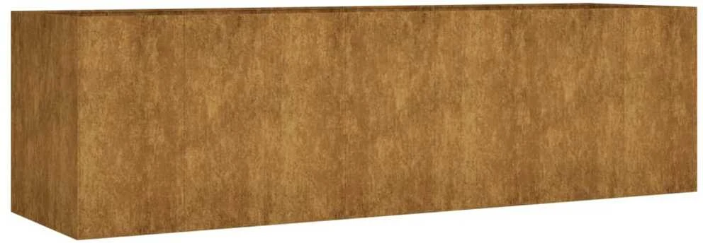 Aukštas sodo lovelis, 280x80x80cm, Corten plienas