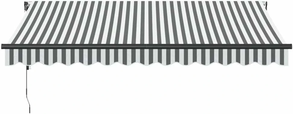 Automatinė ištraukiama markizė, antracito ir balta, 350x250cm