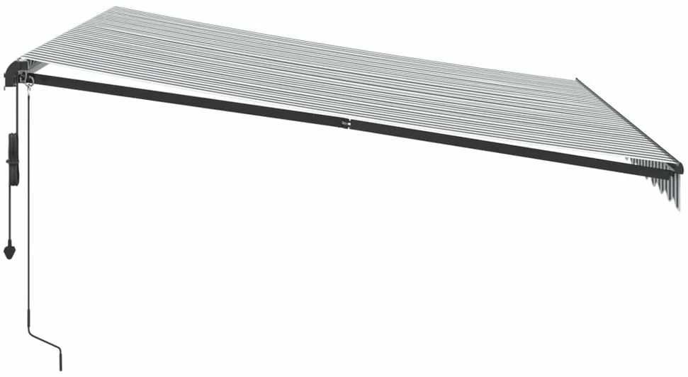 Automatinė ištraukiama markizė, antracito ir balta, 400x350cm