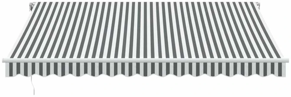 Automatinė ištraukiama markizė, antracito ir balta, 400x300cm