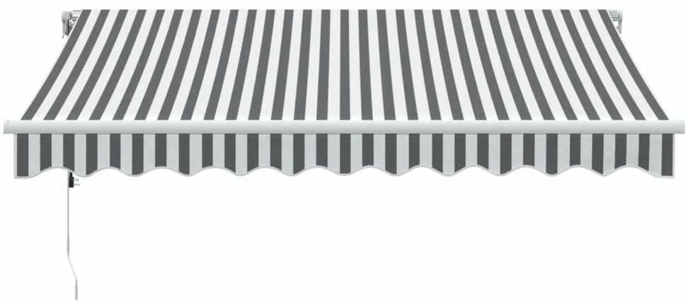Automatinė ištraukiama markizė, antracito ir balta, 300x250cm