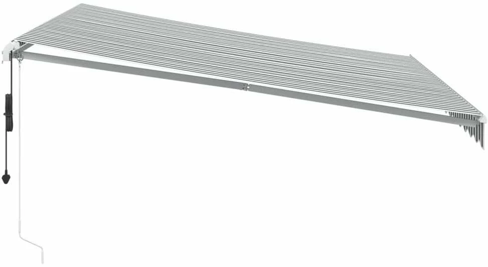 Automatinė ištraukiama markizė, antracito ir balta, 400x350cm