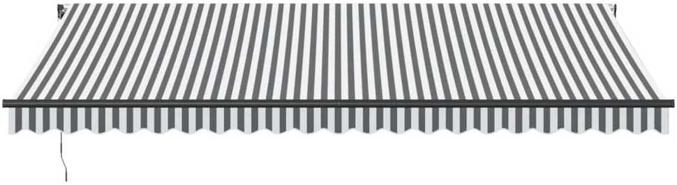 Automatinė ištraukiama markizė, antracito ir balta, 500x300cm
