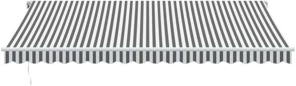 Automatinė ištraukiama markizė, antracito ir balta, 450x350cm