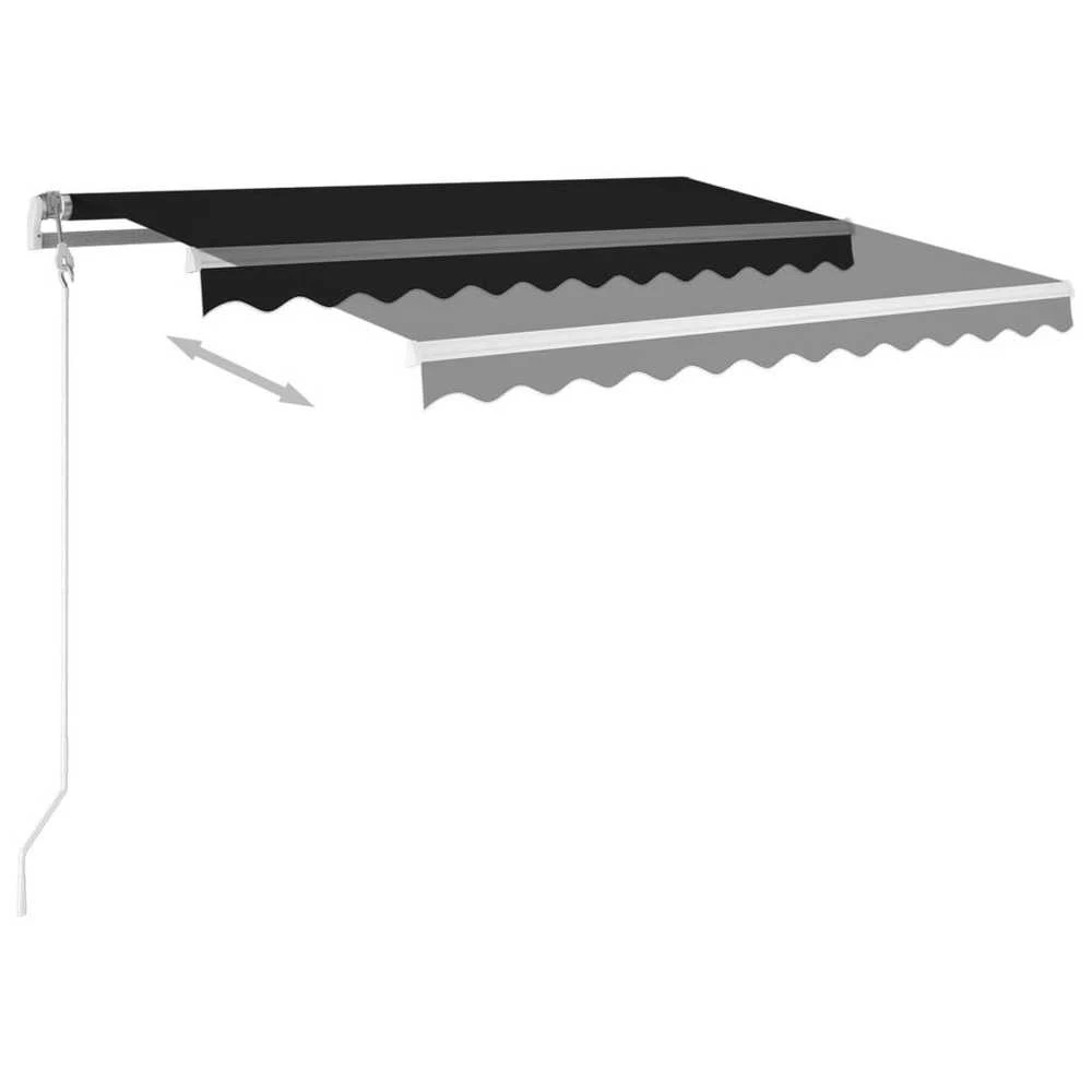 Automatinė ištraukiama markizė, antracito spalvos, 300x250cm