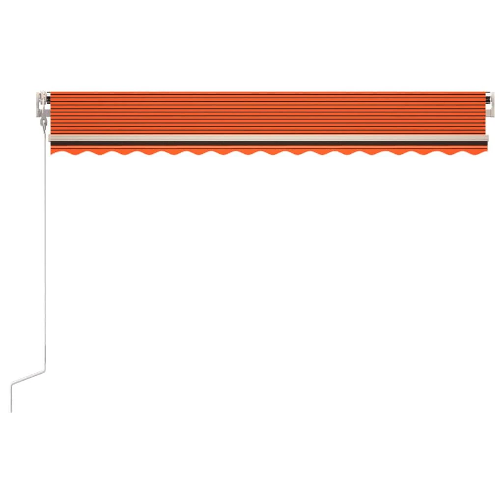 Automatinė ištraukiama markizė, oranžinė ir ruda, 450x350cm