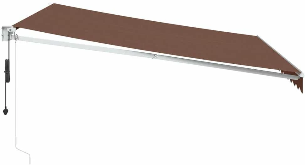 Automatinė ištraukiama markizė, rudos spalvos, 400x300cm