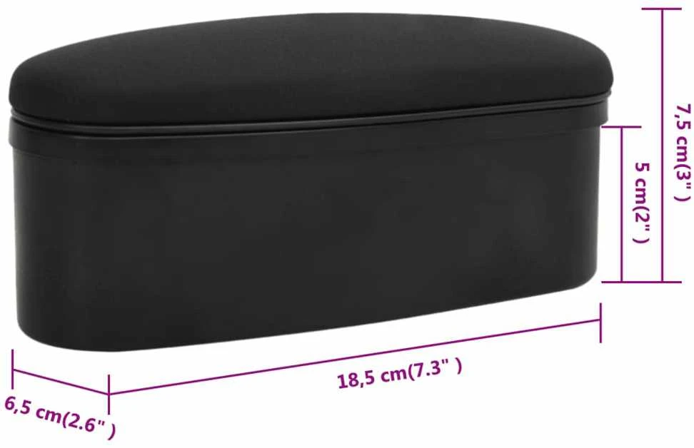 Automobilio porankis su daiktadėže, 18,5x6,5x7,5cm, ABS