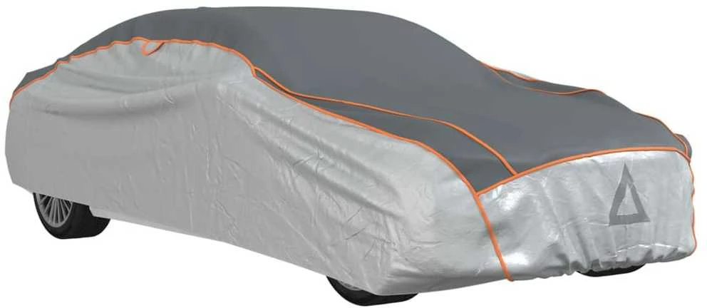 Automobilio uždangalas sedanams, pilkas ir sidabrinis, XXL