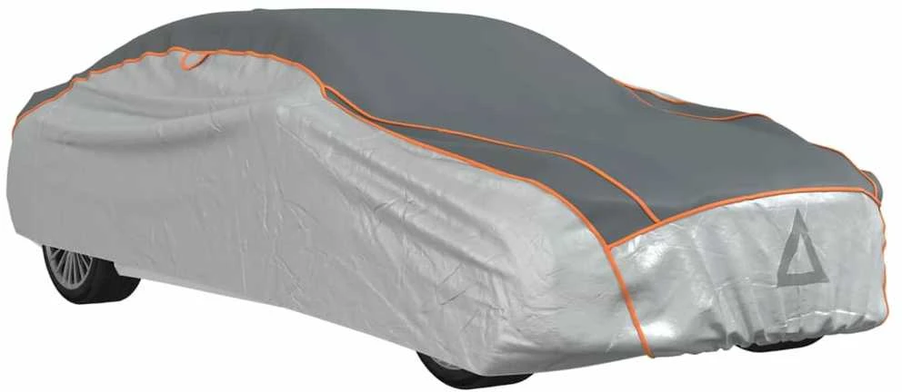 Automobilio uždangalas sedanams, pilkas ir sidabrinis, XL