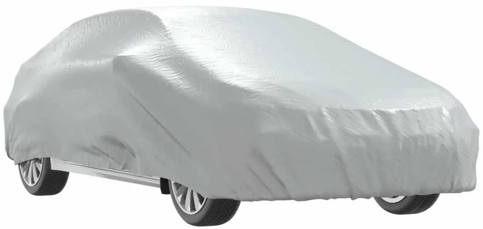 Automobilio uždangalas sedanams, sidabrinis, L dydžio, pilnas