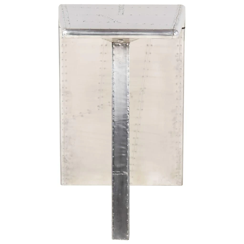 Aviator rašomasis stalas, sidabrinės sp., 112x50x76cm, metalas