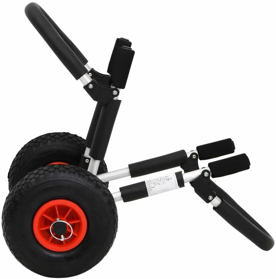 Baidarės vežimėlis, aliuminis, sulankstomas, 45kg
