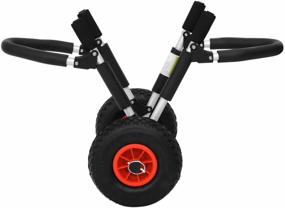 Baidarės vežimėlis, aliuminis, sulankstomas, 45kg